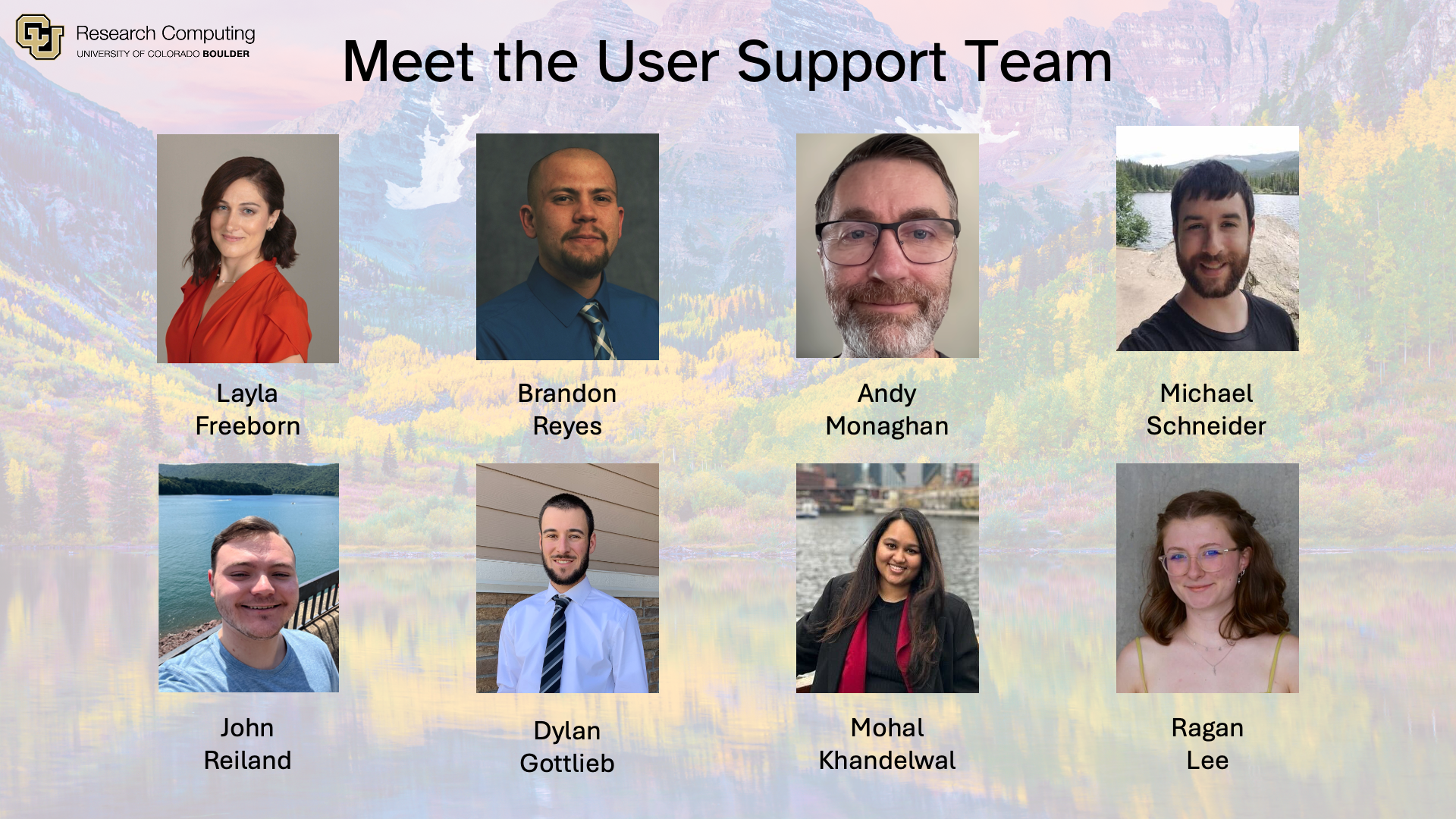 The RC User Support team